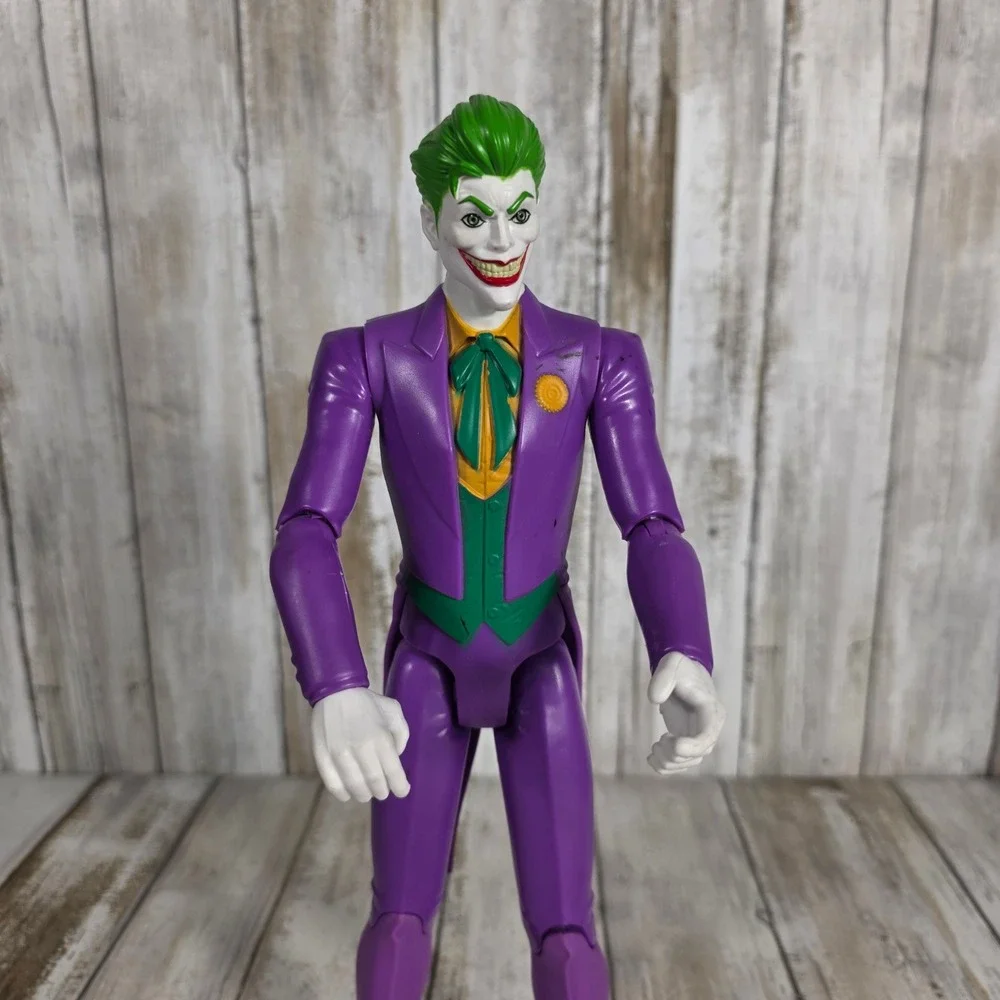 DC Comics Joker Action Figure Lot 12 Inch Spin Master and Imaginext Batman Toy